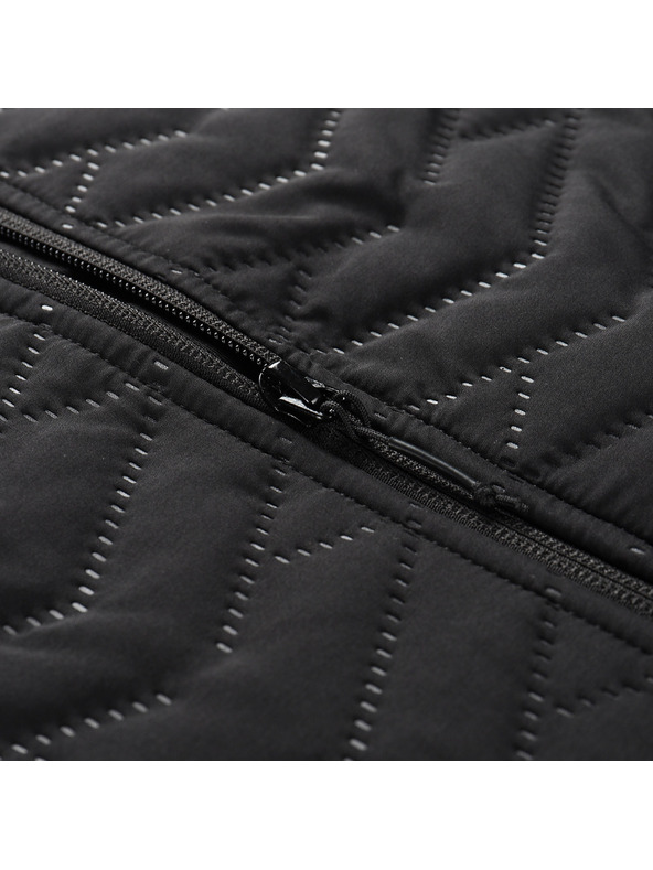 ALPINE PRO Gyerek bélelt mellény fényvisszaverő elemekkel ALPINE PRO BERFO 2 fekete