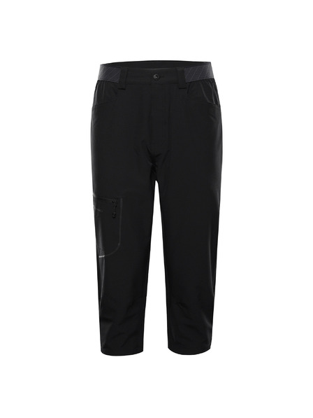 ALPINE PRO Férfi softshell capri nadrág ALPINE PRO WEDER 2 fekete