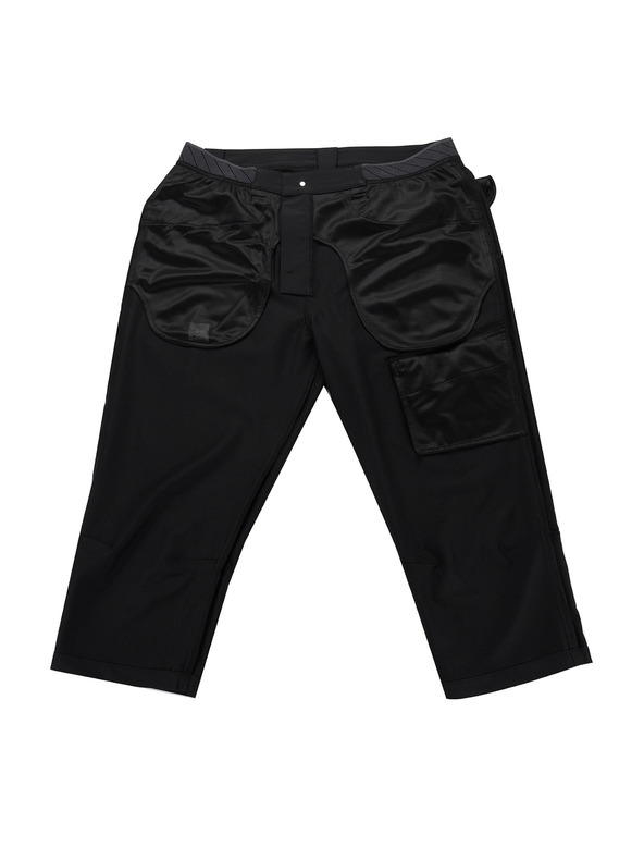 ALPINE PRO Férfi softshell capri nadrág ALPINE PRO WEDER 2 fekete