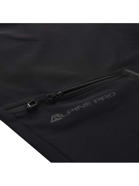 ALPINE PRO Férfi softshell capri nadrág ALPINE PRO WEDER 2 fekete