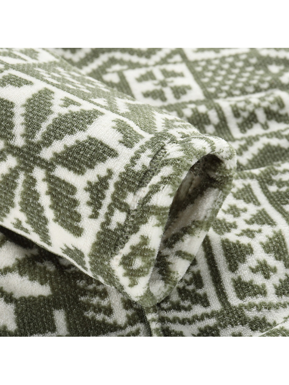 ALPINE PRO Férfi polár pulóver supratherm béléssel ALPINE PRO EFLIN olajzöld pa verzió