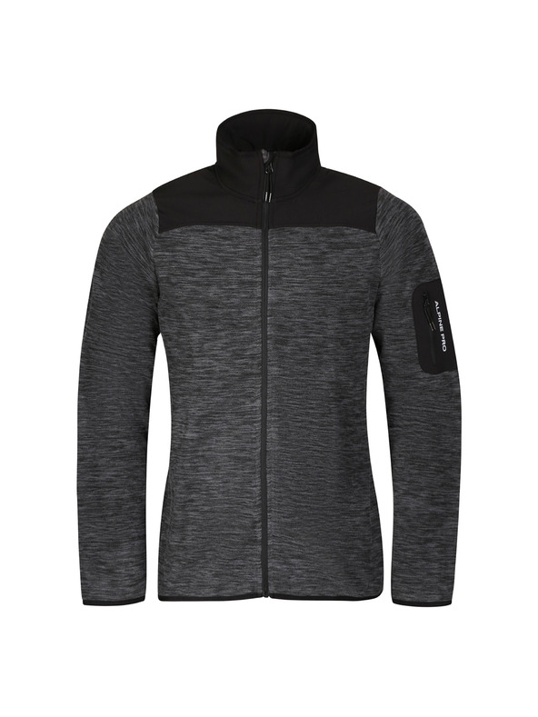 ALPINE PRO Férfi melegítő pulóver cool-dry kezeléssel ALPINE PRO LONEB black