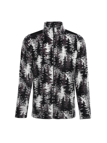 ALPINE PRO Férfi polár pulóver supratherm béléssel ALPINE PRO EFLIN sötétszürke pb verzió