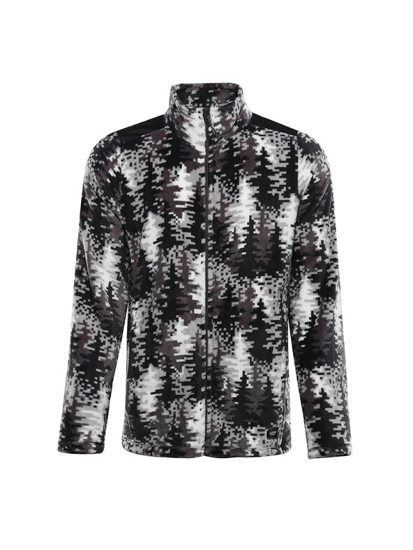 ALPINE PRO Férfi polár pulóver supratherm béléssel ALPINE PRO EFLIN sötétszürke pb verzió