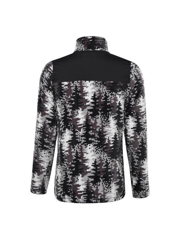 ALPINE PRO Férfi polár pulóver supratherm béléssel ALPINE PRO EFLIN sötétszürke pb verzió