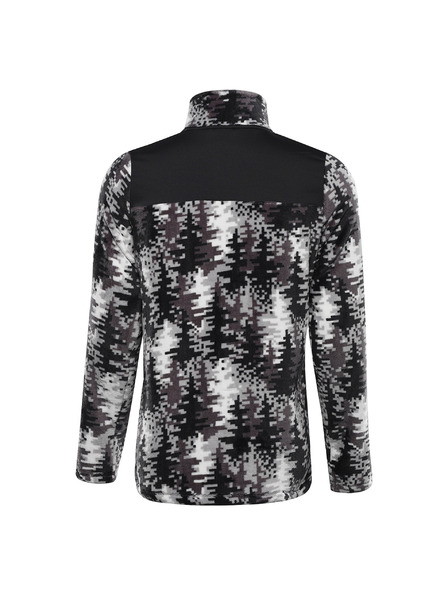 ALPINE PRO Férfi polár pulóver supratherm béléssel ALPINE PRO EFLIN sötétszürke pb verzió