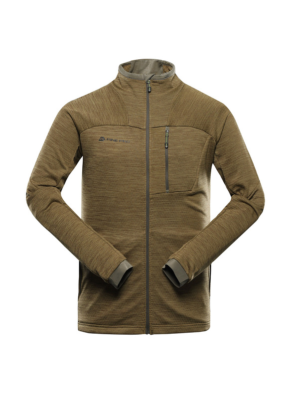 ALPINE PRO Férfi gyorsan száradó pulóver ALPINE PRO ONNEC 3 teknős zöld