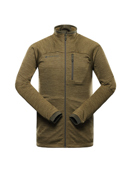 ALPINE PRO Férfi gyorsan száradó pulóver ALPINE PRO ONNEC 3 teknős zöld