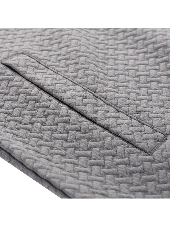 ALPINE PRO Férfi kapucnis pulóver ALPINE PRO LEL sötétszürke