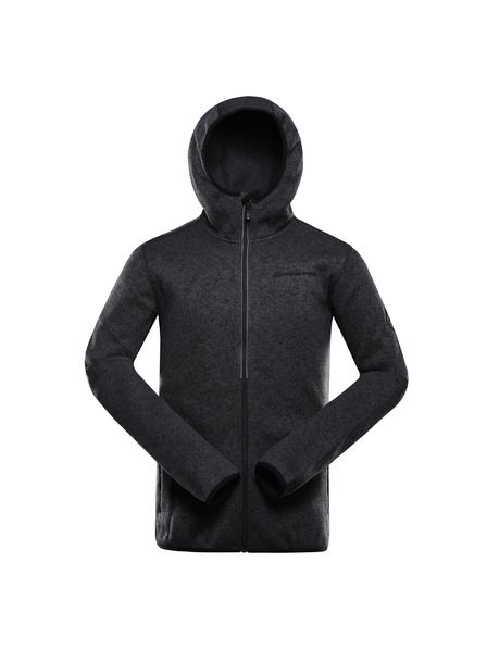 ALPINE PRO Férfi meleg cipzáras pulóver ALPINE PRO ZEG 2 black