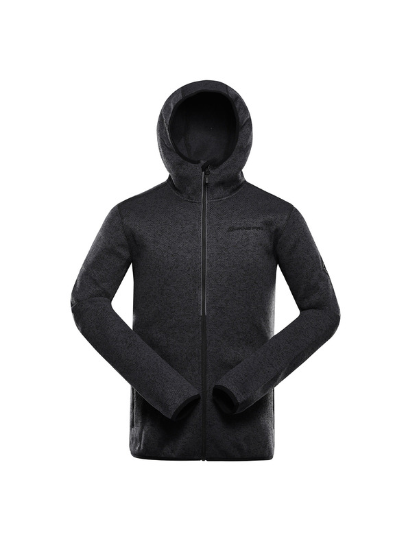 ALPINE PRO Férfi meleg cipzáras pulóver ALPINE PRO ZEG 2 black