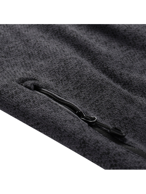 ALPINE PRO Férfi meleg cipzáras pulóver ALPINE PRO ZEG 2 black