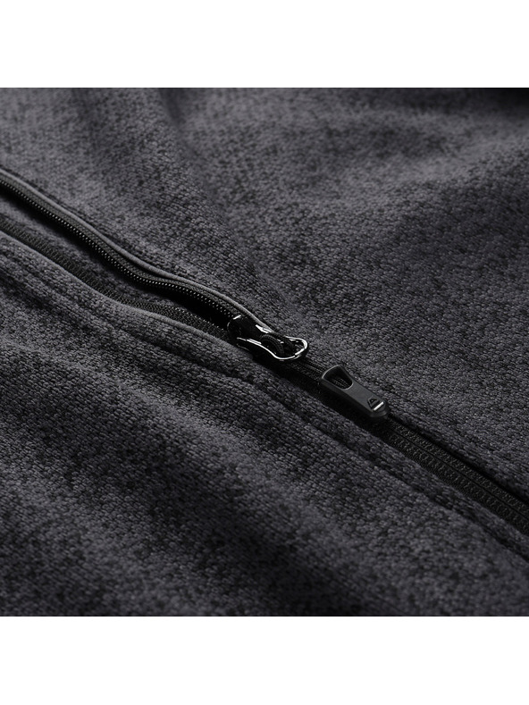 ALPINE PRO Férfi meleg cipzáras pulóver ALPINE PRO ZEG 2 black