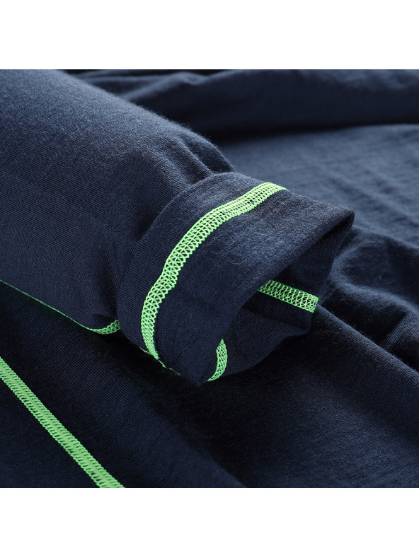 ALPINE PRO Férfi merino póló ALPINE PRO MEREN moonlit ocean