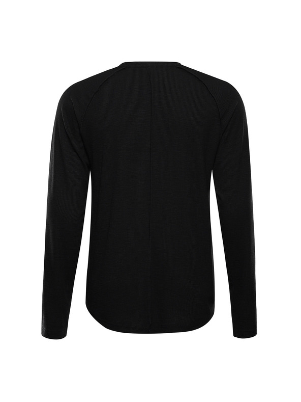 ALPINE PRO Férfi hosszú ujjú póló ALPINE PRO LERET black