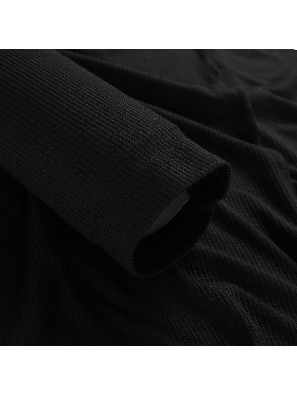 ALPINE PRO Férfi hosszú ujjú póló ALPINE PRO LERET black