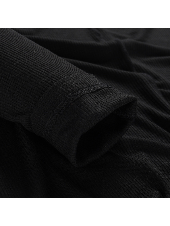 ALPINE PRO Férfi hosszú ujjú póló ALPINE PRO LERET black