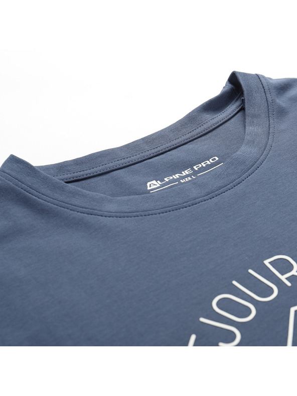 ALPINE PRO Férfi pamut póló ALPINE PRO MOROL vintage indigó variáns pd