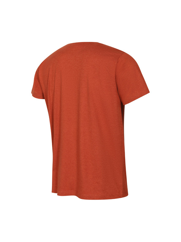 ALPINE PRO Férfi melírozott, újrahasznosított anyagú póló ALPINE PRO GORAF 2 vörös agyag variáns pb