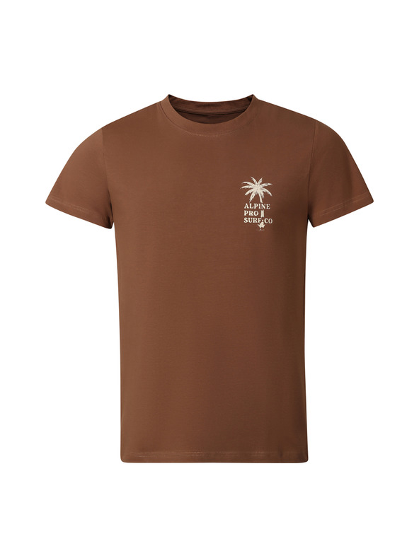 ALPINE PRO Férfi pamut póló ALPINE PRO SUMEK bölény variáns pb