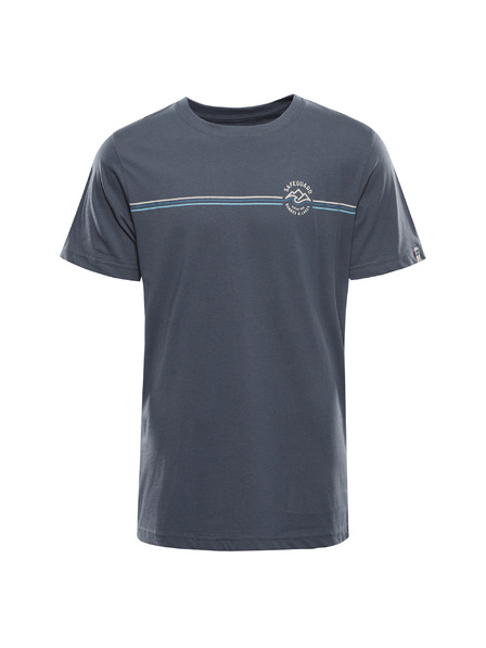 ALPINE PRO Férfi organikus pamut póló ALPINE PRO TERMES 3 sötét palaszürke változat pe