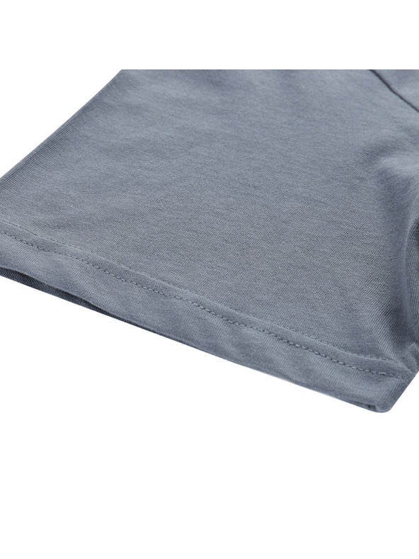 ALPINE PRO Férfi organikus pamut póló ALPINE PRO TERMES 3 sötét palaszürke változat pe