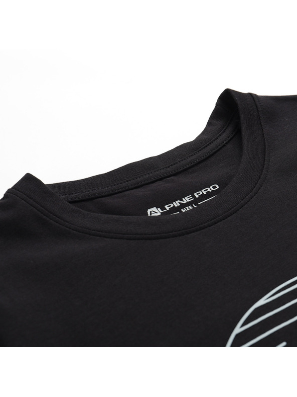 ALPINE PRO Férfi pamut póló ALPINE PRO MOROL fekete változat pc