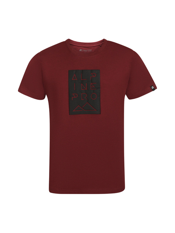 ALPINE PRO Férfi póló gyűrődésmentes anyagból ALPINE PRO NOGER winetasting varianta pb