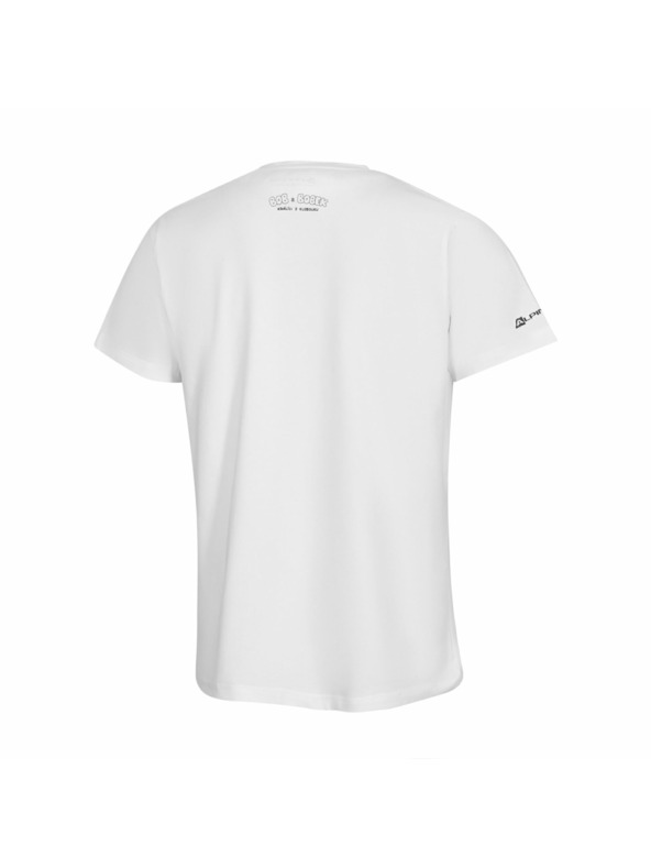 ALPINE PRO Férfi pamut póló bob és bobek ALPINE PRO BOBB fehér