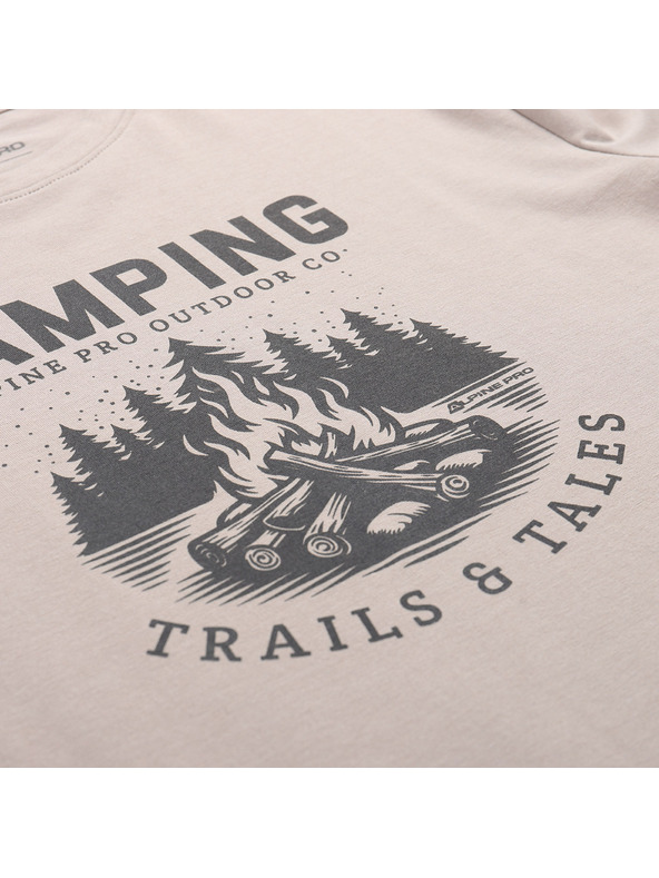 ALPINE PRO Férfi pamut póló ALPINE PRO MOROL atmoszféra variáns pb