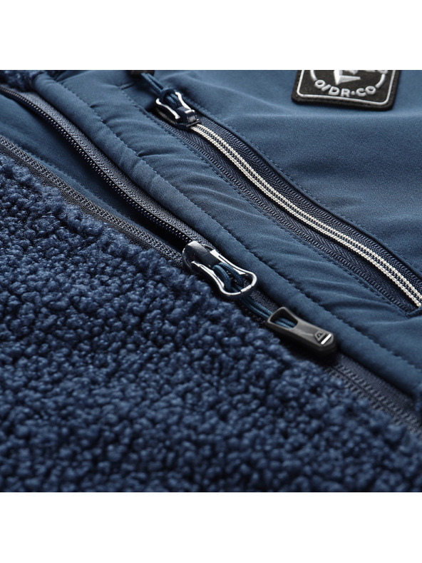 ALPINE PRO Férfi melegítő mellény ALPINE PRO OFES holdkék óceán