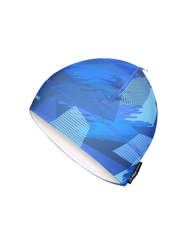 ALPINE PRO Varrás nélküli funkcionális sapka ALPINE PRO MAROG neon atomic blue varianta pd