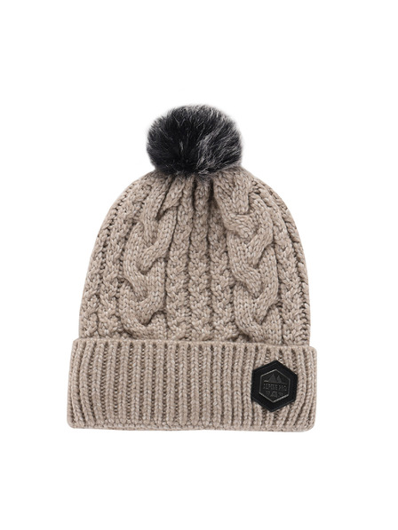 ALPINE PRO Téli sapka bojttal ALPINE PRO ORGE moonbeam