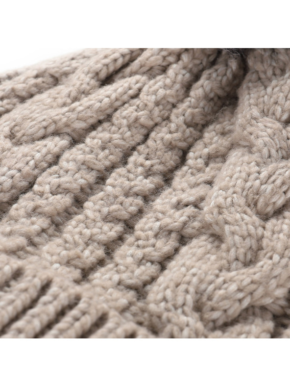 ALPINE PRO Téli sapka bojttal ALPINE PRO ORGE moonbeam