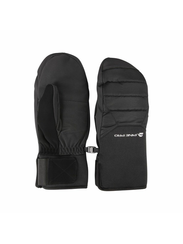 ALPINE PRO Sí kesztyű DWR felületkezeléssel ALPINE PRO NERNE fekete