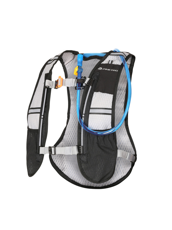 ALPINE PRO Futó hátizsák 1,5l-es camel bag-gel ALPINE PRO RUNE black