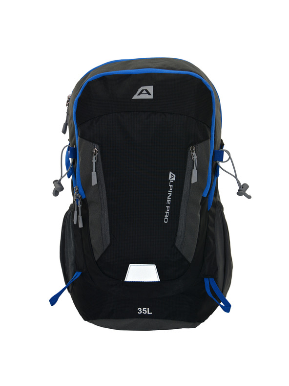 ALPINE PRO Szabadidős hátizsák esőkabáttal 35l ALPINE PRO SEDE black