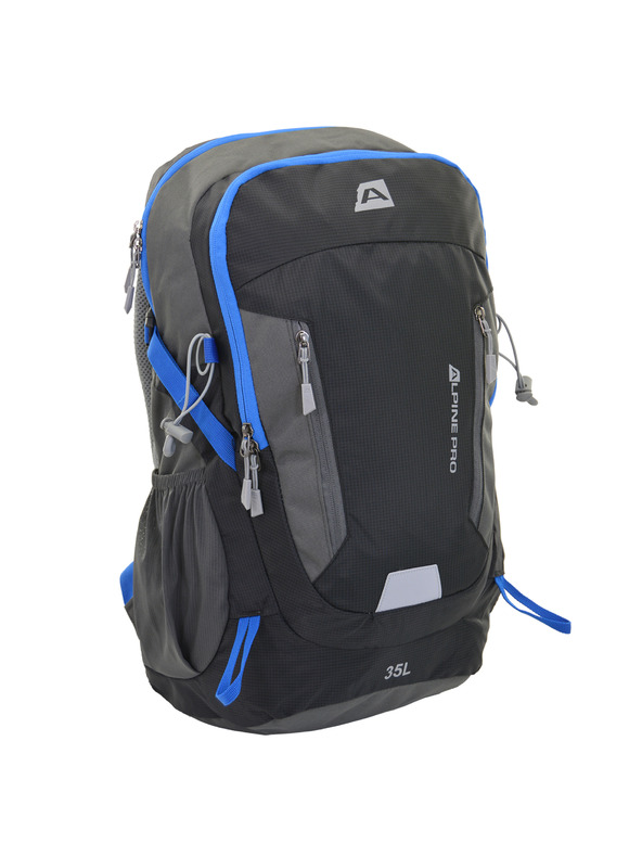 ALPINE PRO Szabadidős hátizsák esőkabáttal 35l ALPINE PRO SEDE black