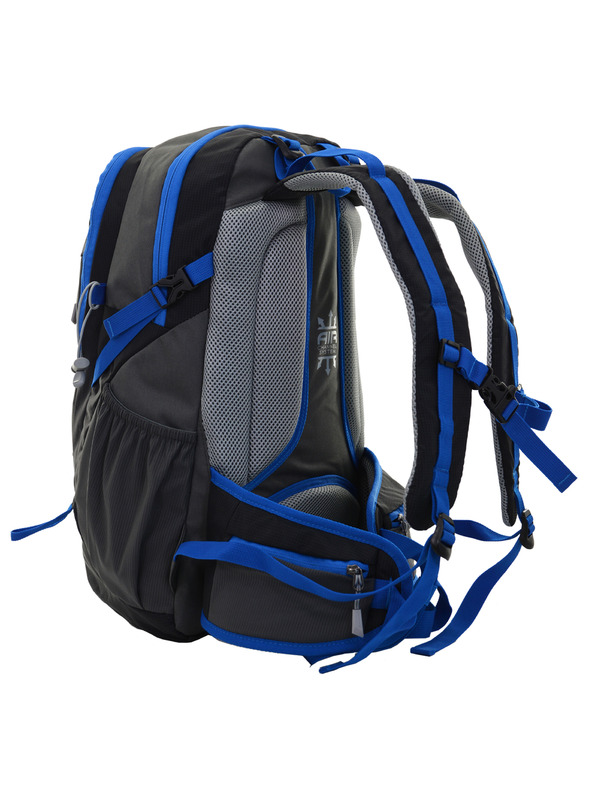 ALPINE PRO Szabadidős hátizsák esőkabáttal 35l ALPINE PRO SEDE black