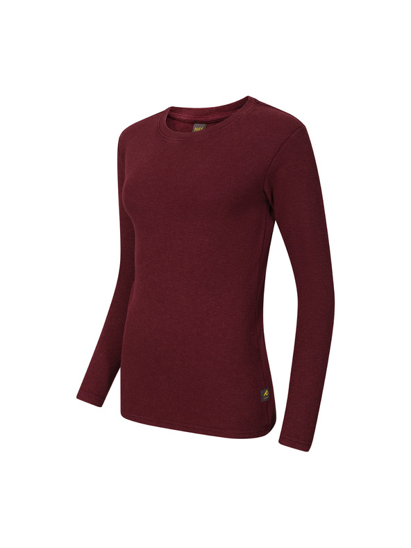 NAX Női póló nax NAX PRETA mályva bor