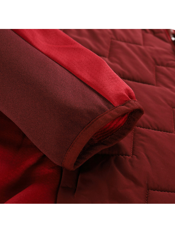 ALPINE PRO Női pulóver merino béléssel ALPINE PRO JORWA bordó