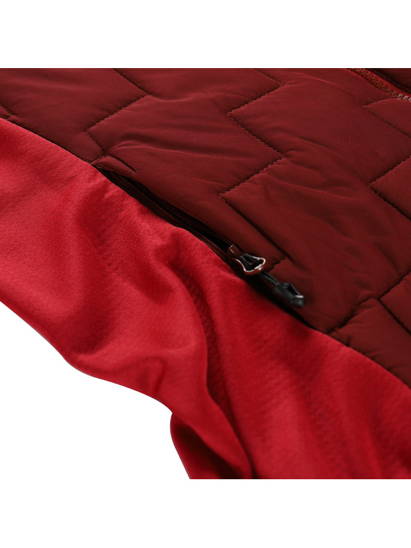 ALPINE PRO Női pulóver merino béléssel ALPINE PRO JORWA bordó