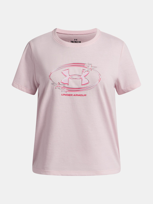Under Armour Lány póló Under Armour UA G Star Logo Lockertag SS-PNK