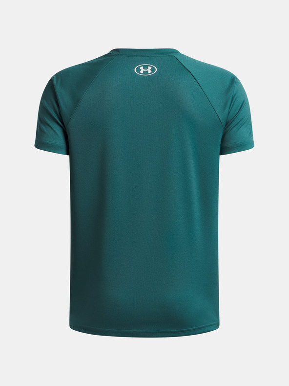 Under Armour Fiú póló Under Armour UA Tech Split Wordmark SS-GRN