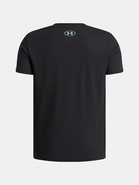 Under Armour Fiú póló Under Armour UA B LOGO WM COLLAGE SS-BLK