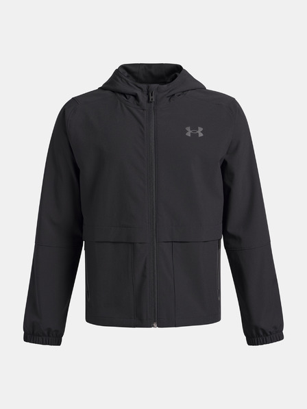 Under Armour Fiú dzseki Under Armour UA B UNSTOPPABLE WVN JACKET-BLK