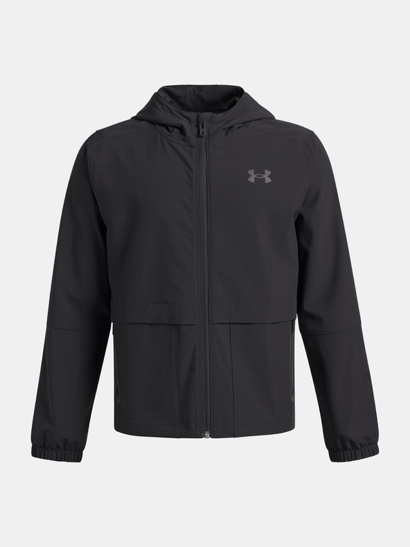 Under Armour Fiú dzseki Under Armour UA B UNSTOPPABLE WVN JACKET-BLK