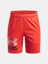 Under Armour Fiú rövidnadrágok Under Armour UA Tech Logo Shorts-RED