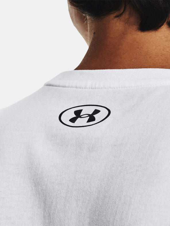 Under Armour Férfi atlétatrikó Under Armour UA LEFT CHEST CUT OFF TANK-WHT
