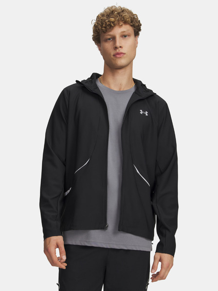 Under Armour Férfi dzseki Under Armour UA Unstoppable Woven Jacket-BLK